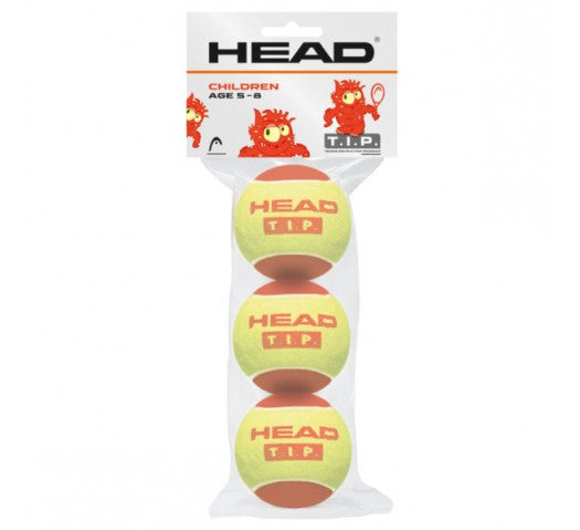 Head Tip Red Tennis Ball 3PK