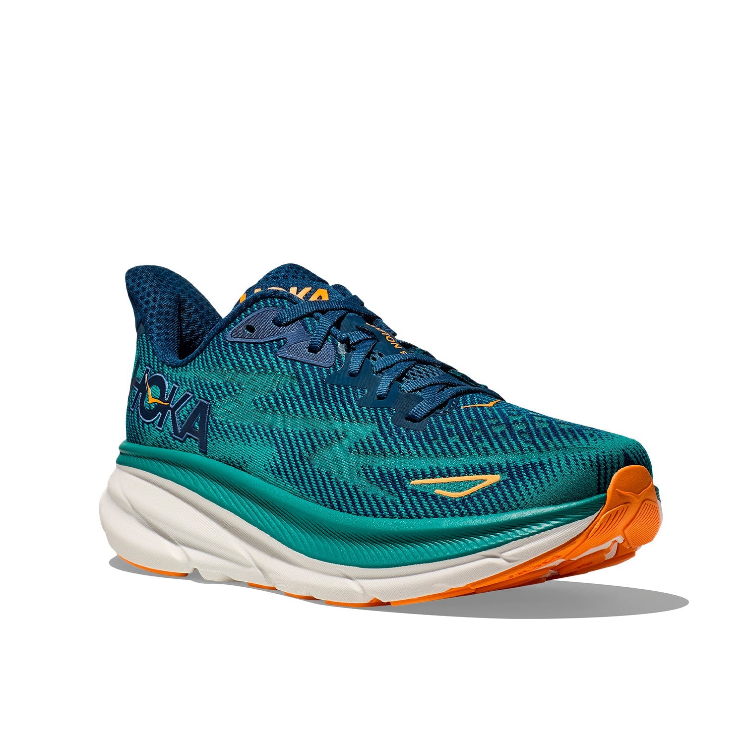 Hoka Clifton 9 Running Shoes Men - Midnight/Oceanic Running Shoes Hoka