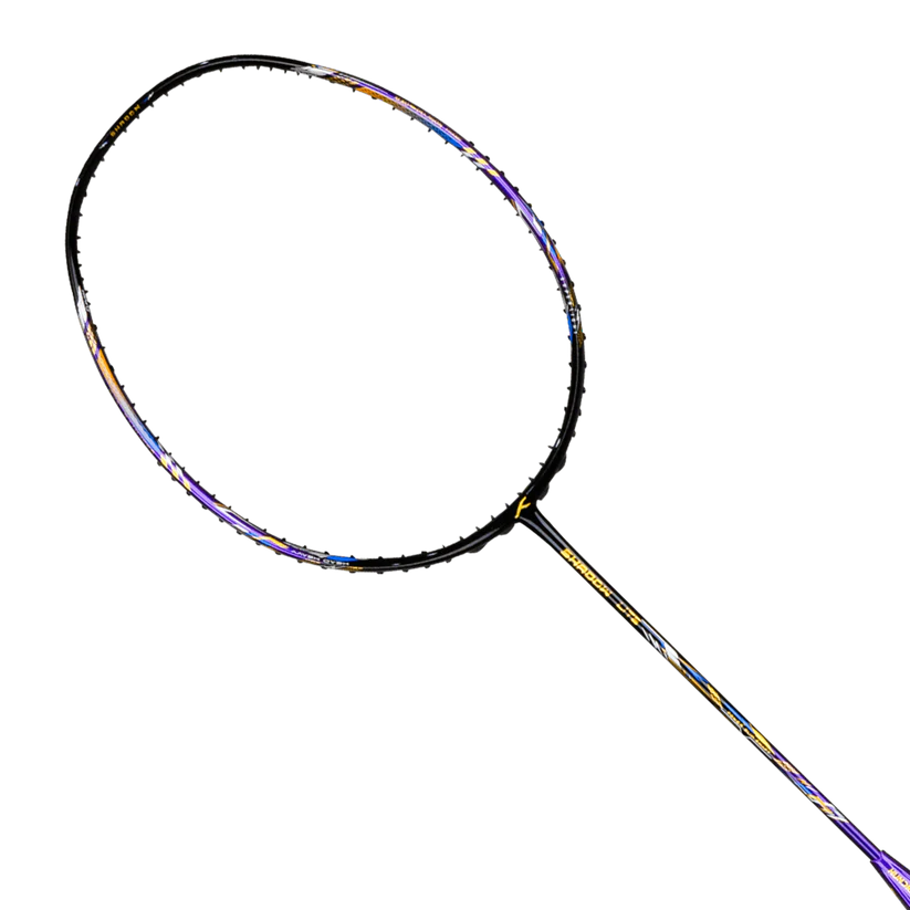 Hundred Shadow Lite Badminton Racket - Black/Purple