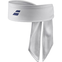 Babolat Tie Headband Unisex - White White Sodalite Blue One Size Accessories Babolat