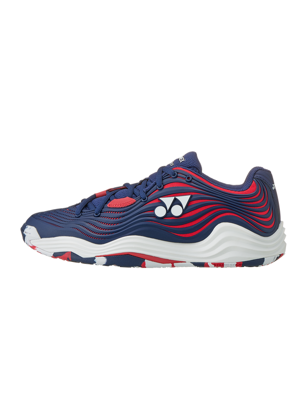 Yonex Fusionrev 5 Tennis Shoes Mens (Navy/Red)