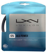Luxilon Big Banger Alu Power 1.25mm Tennis String Set - Silver/Ocean Blue/Lime Silver 12m Set String (Packs) Luxilon