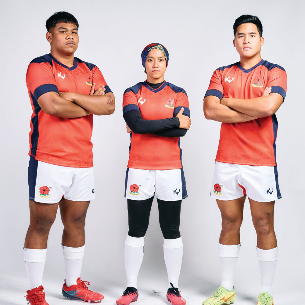Kaki Jersi Malaysia Rugby Away Shirt Clothing Kaki Jersi
