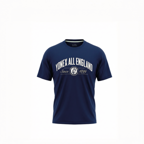 Yonex All England 1899 Crew Neck SS Top 26 - Oxford Navy
