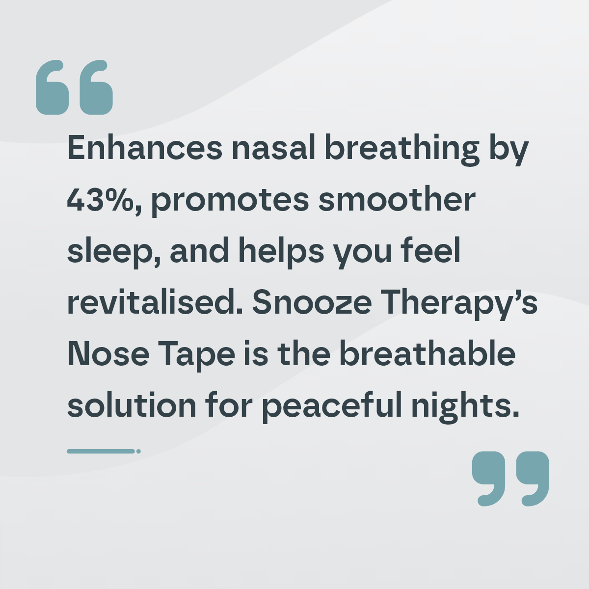 Nose Breathing Nasal Strips (30 Pack) Snooze Therapy