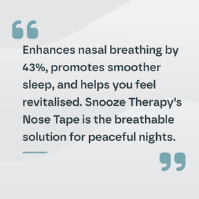Nose Breathing Nasal Strips (30 Pack) Snooze Therapy