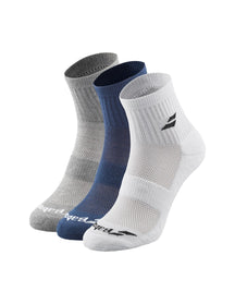 Babolat Quarter Socks Unisex 3 Pack - Multicolor