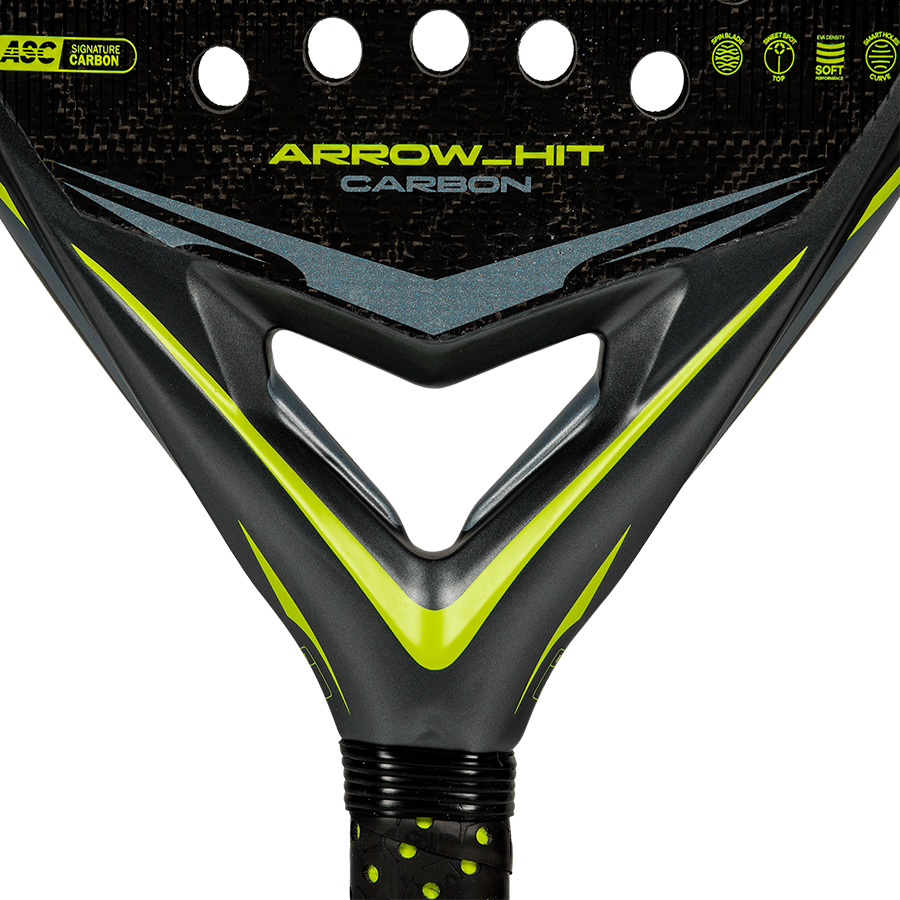 Adidas Arrow Hit Carbon 2026 Padel Racket - Anthracite/Silver Padel Adidas