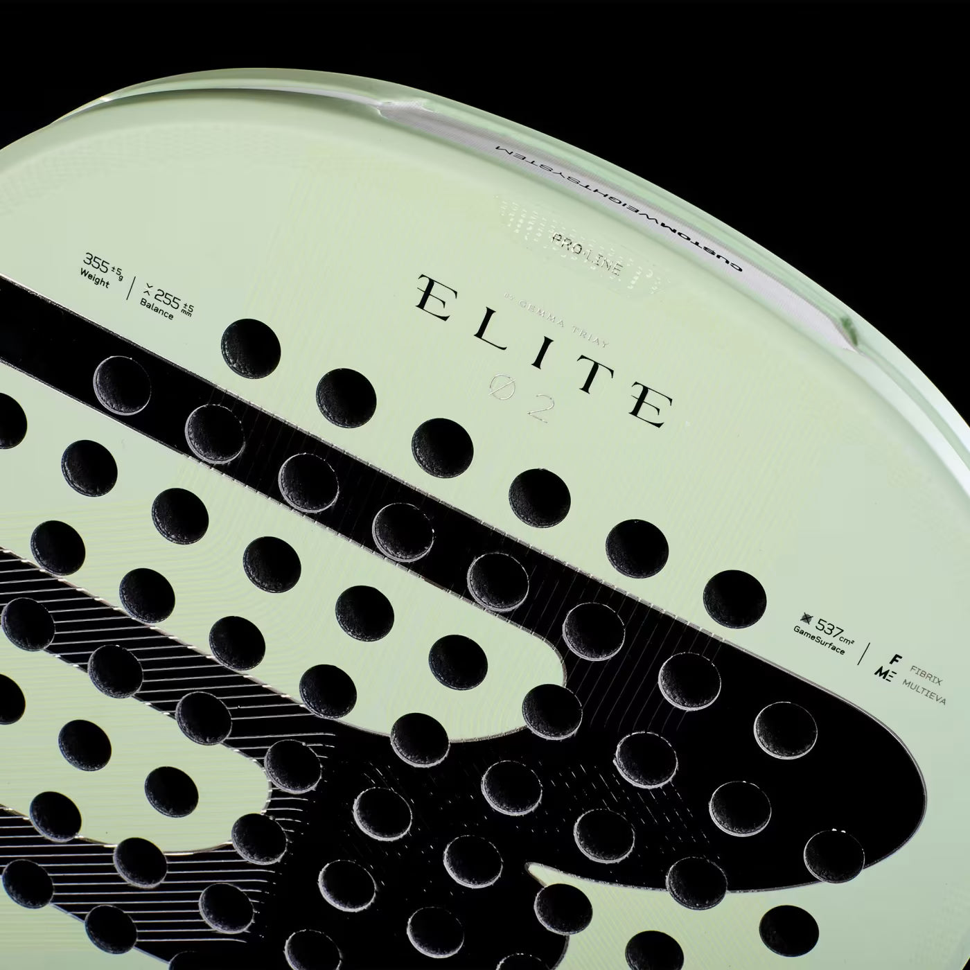 Bullpadel Elite 02 27 Padel Racket - Mint DQ90