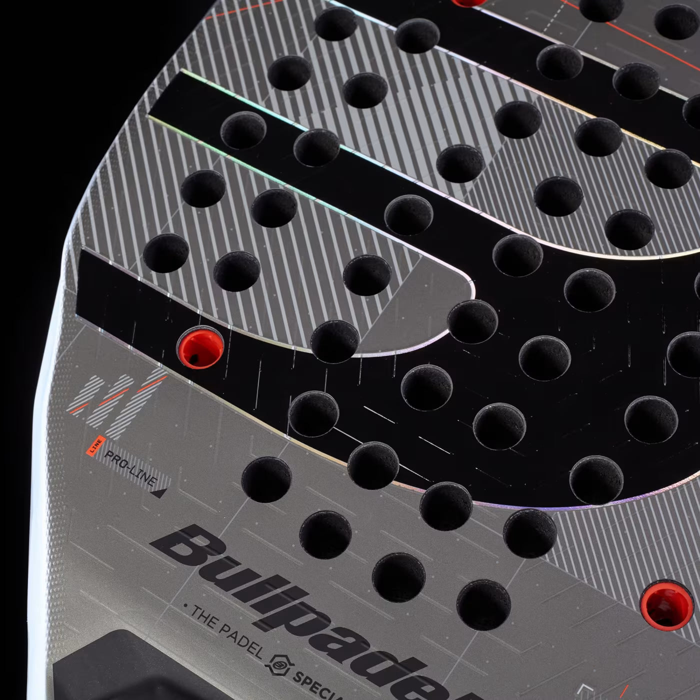 Bullpadel Neuron 02 CMF 27 Padel Racket - Grey DQ85