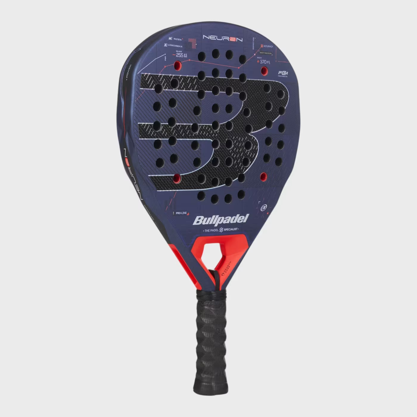 Bullpadel Neuron 27 Padel Racket - Navy Blue DQ83