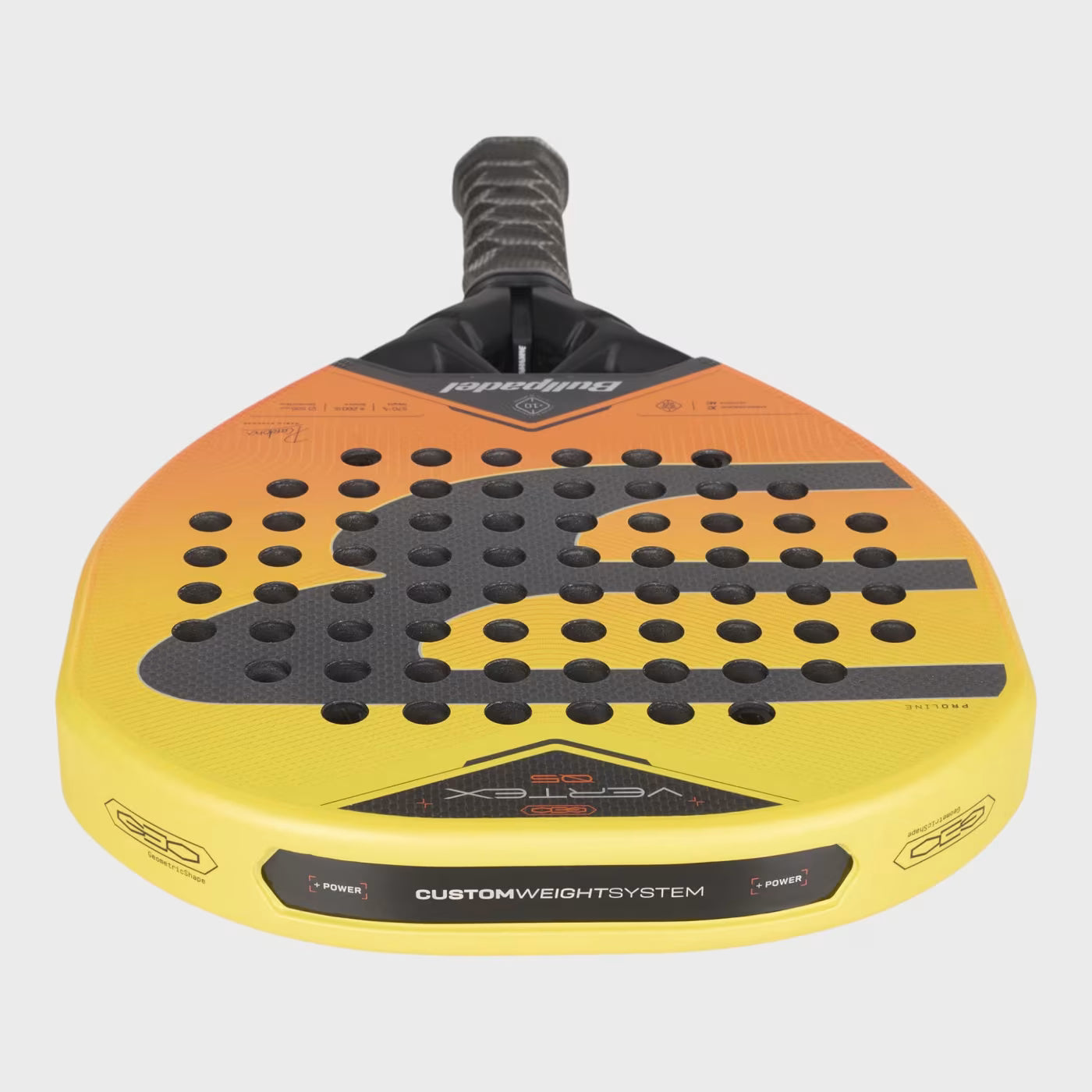 Bullpadel Vertex 05 GEO 27 Padel Racket - Yellow DQ80