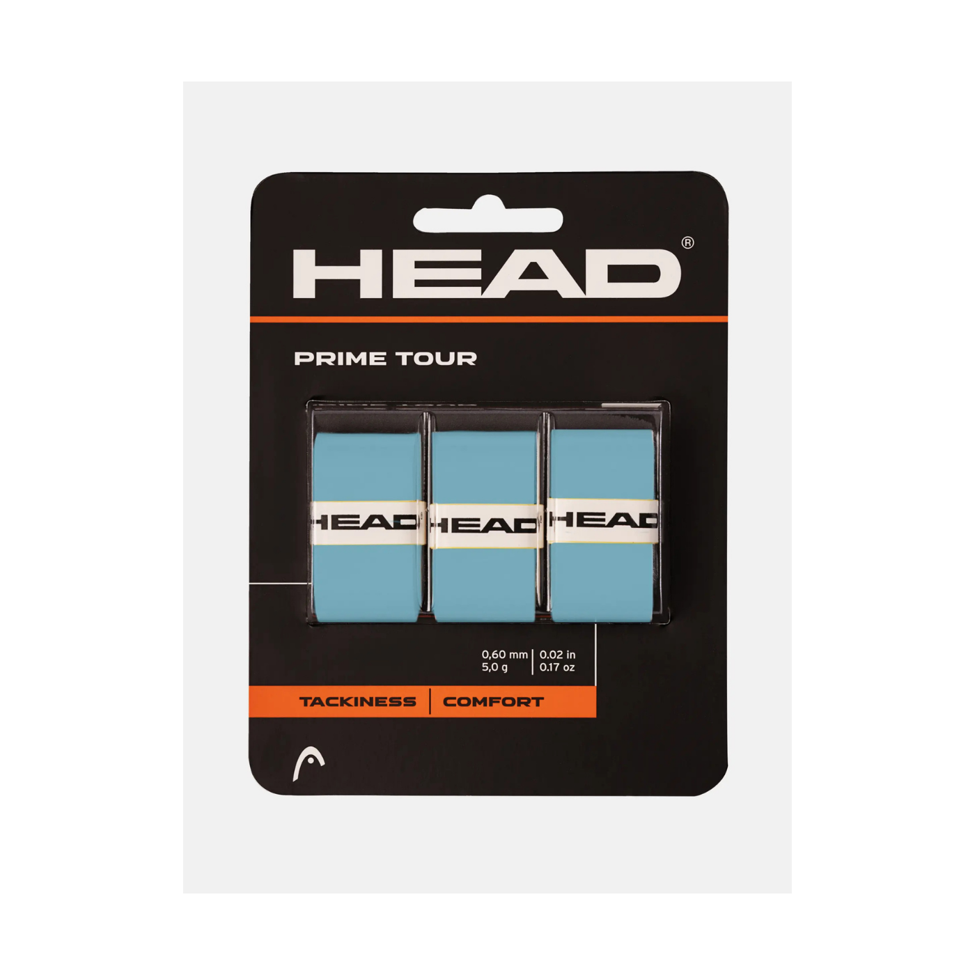 Head Prime Tour Tennis Overgrip (Pack of 3) - Multicolour Blue One Size Accessories Head