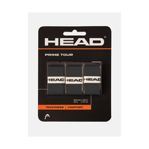 Head Prime Tour Tennis Overgrip (Pack of 3) - Multicolour Black One Size Accessories Head