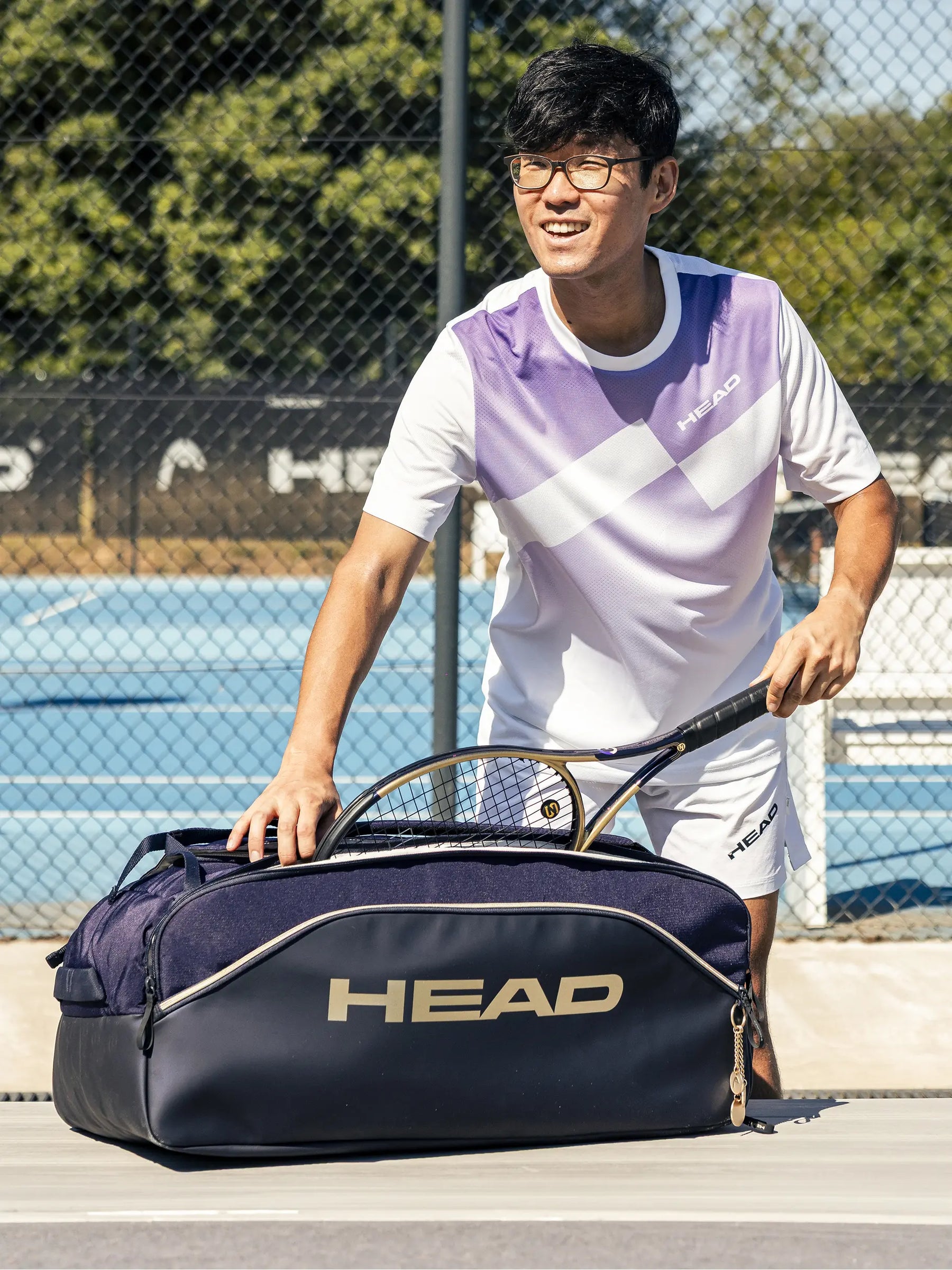 Head Pro X Duffle Bag L Zverev Edition - Navy Bag Head