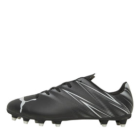 Puma Attacanto FG/AG Football Boots Junior - Puma Black/Silver/Blue Puma Black Silver Mist shoes Puma