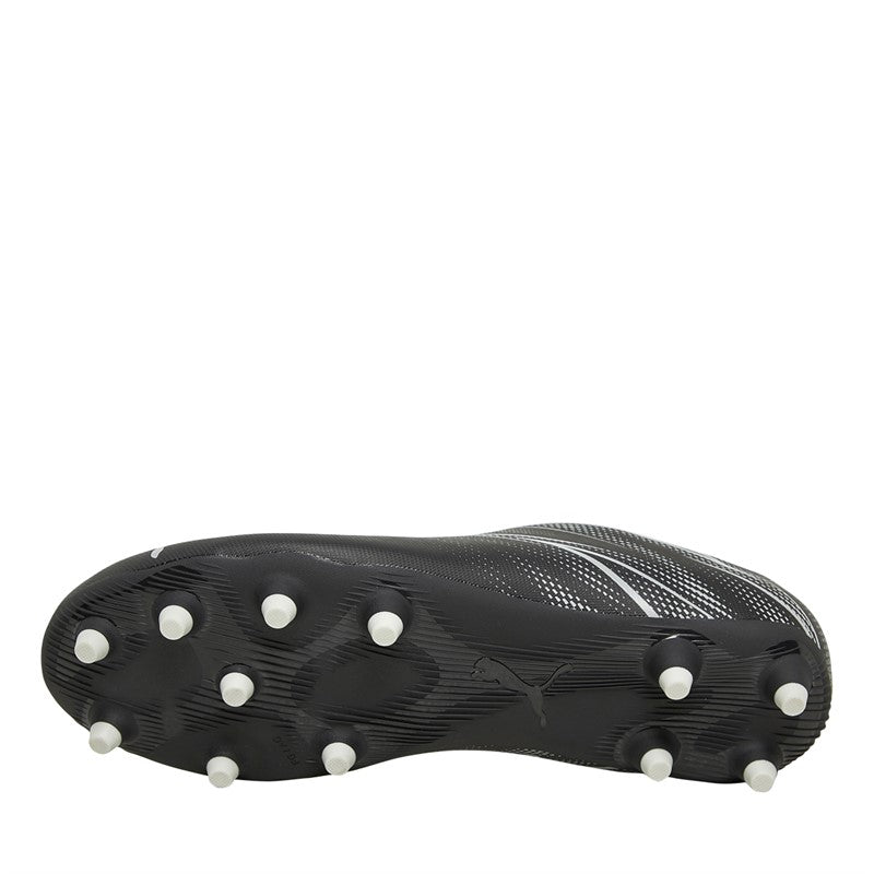 Puma Attacanto FG/AG Football Boots Junior - Puma Black/Silver/Blue shoes Puma