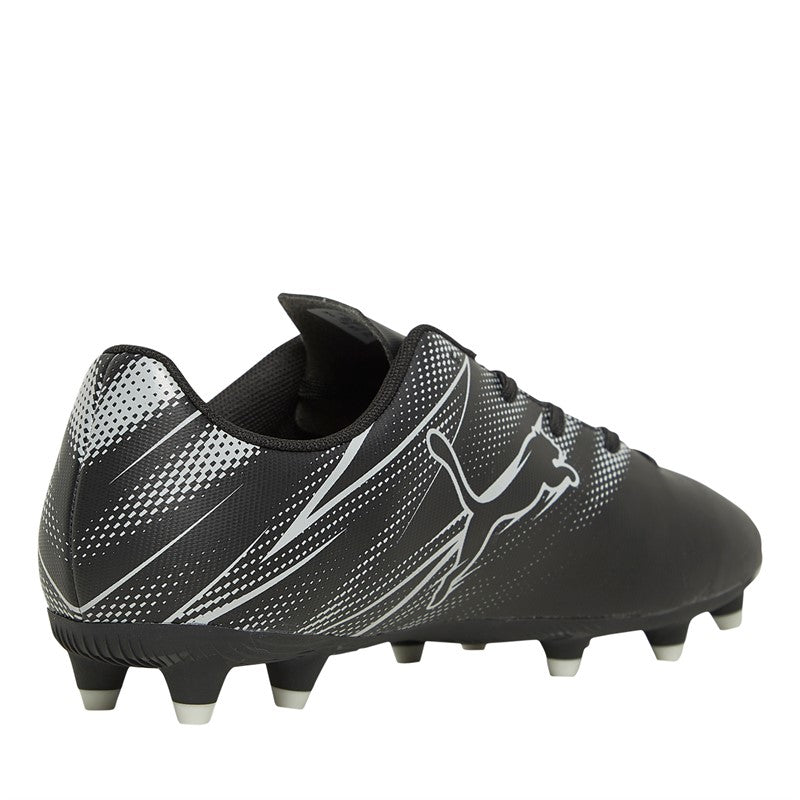 Puma Attacanto FG/AG Football Boots Junior - Puma Black/Silver/Blue shoes Puma