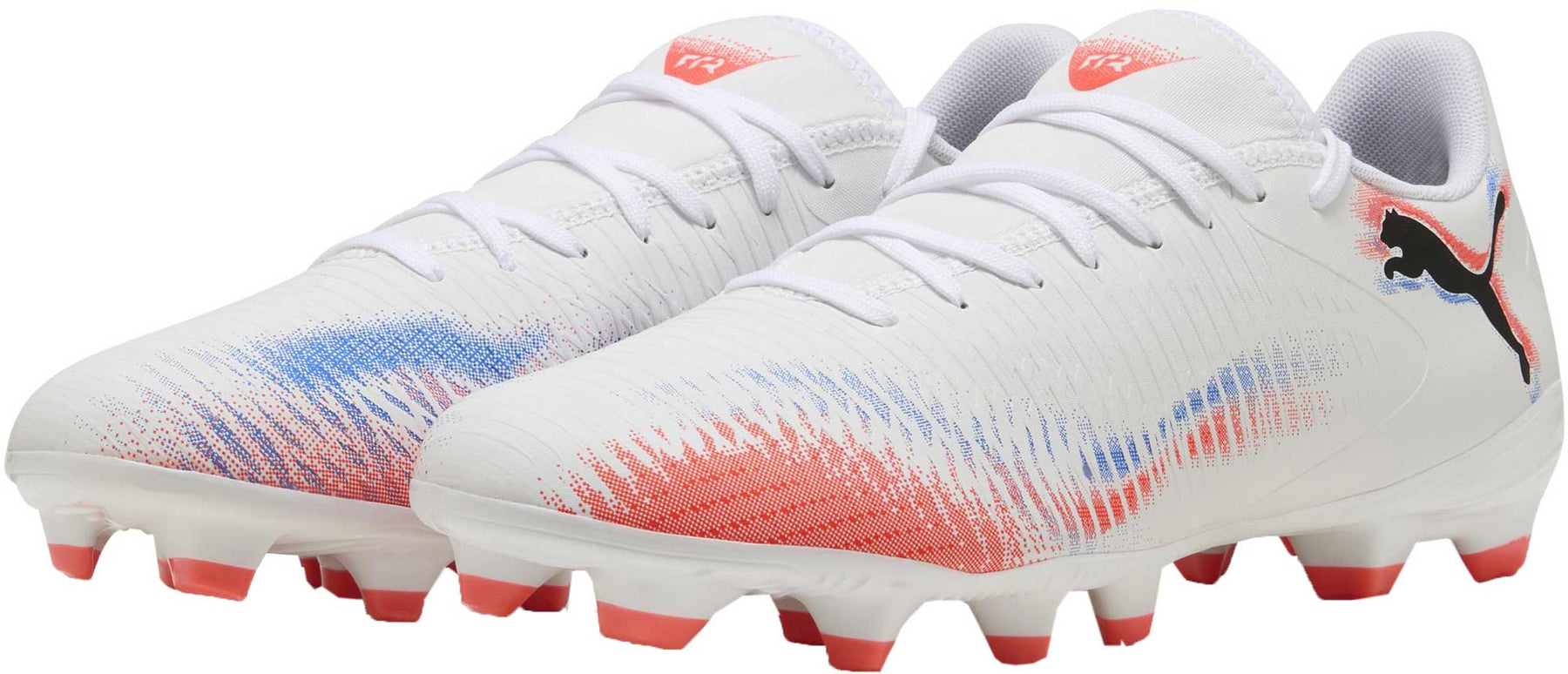 Puma Future 8 Play FG/AG Football Boots Junior - Puma White/Red