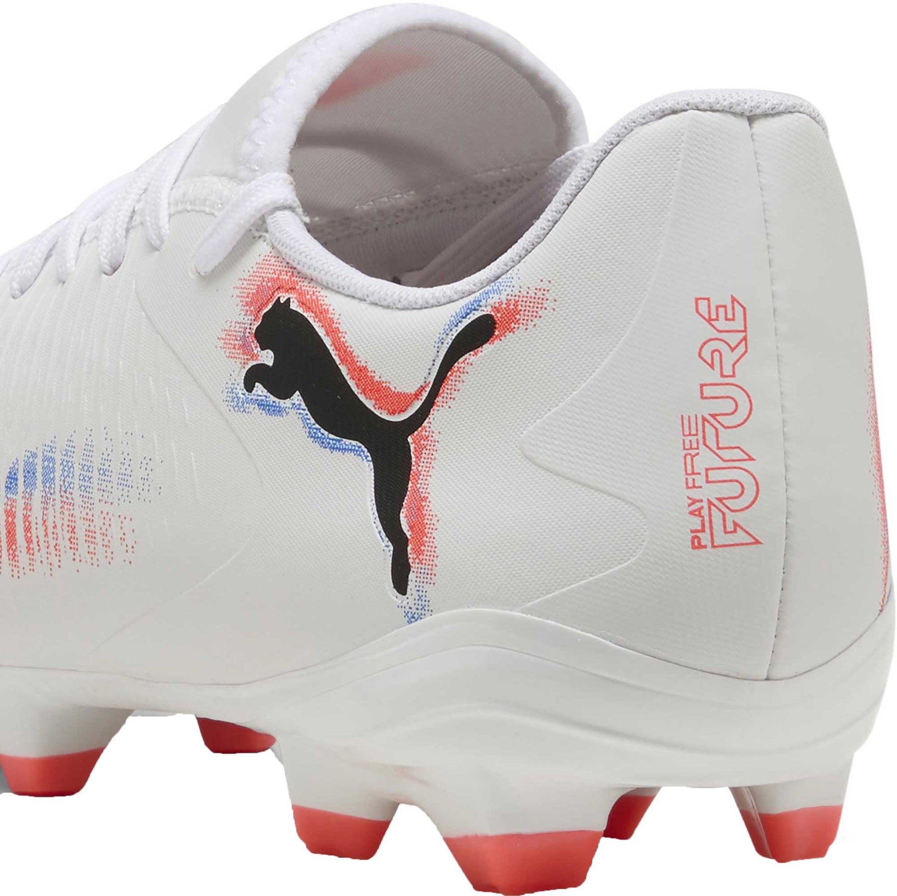 Puma Future 8 Play FG/AG Football Boots Junior - Puma White/Red