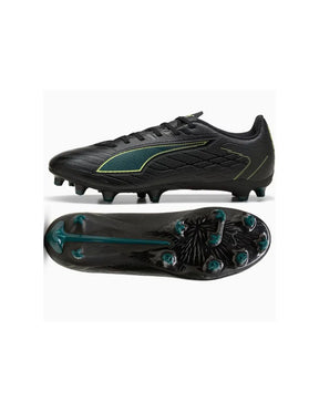 Puma Ultra 6 Play FG/AG Football Boots Unisex - Puma Black/Green