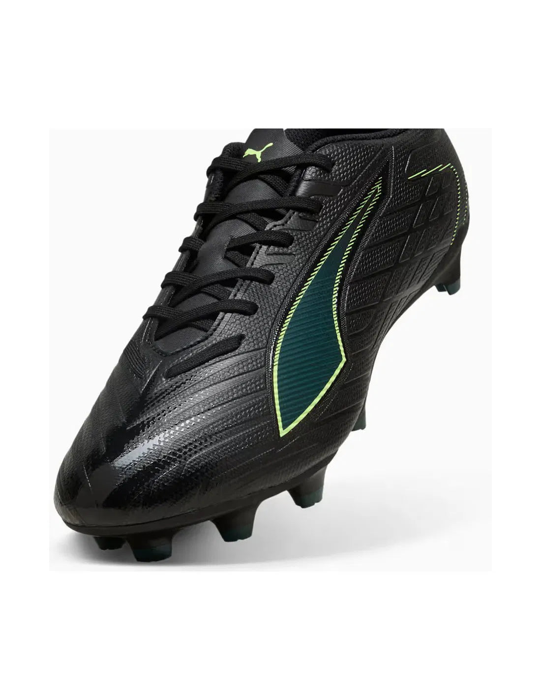 Puma Ultra 6 Play FG/AG Football Boots Unisex - Puma Black/Green