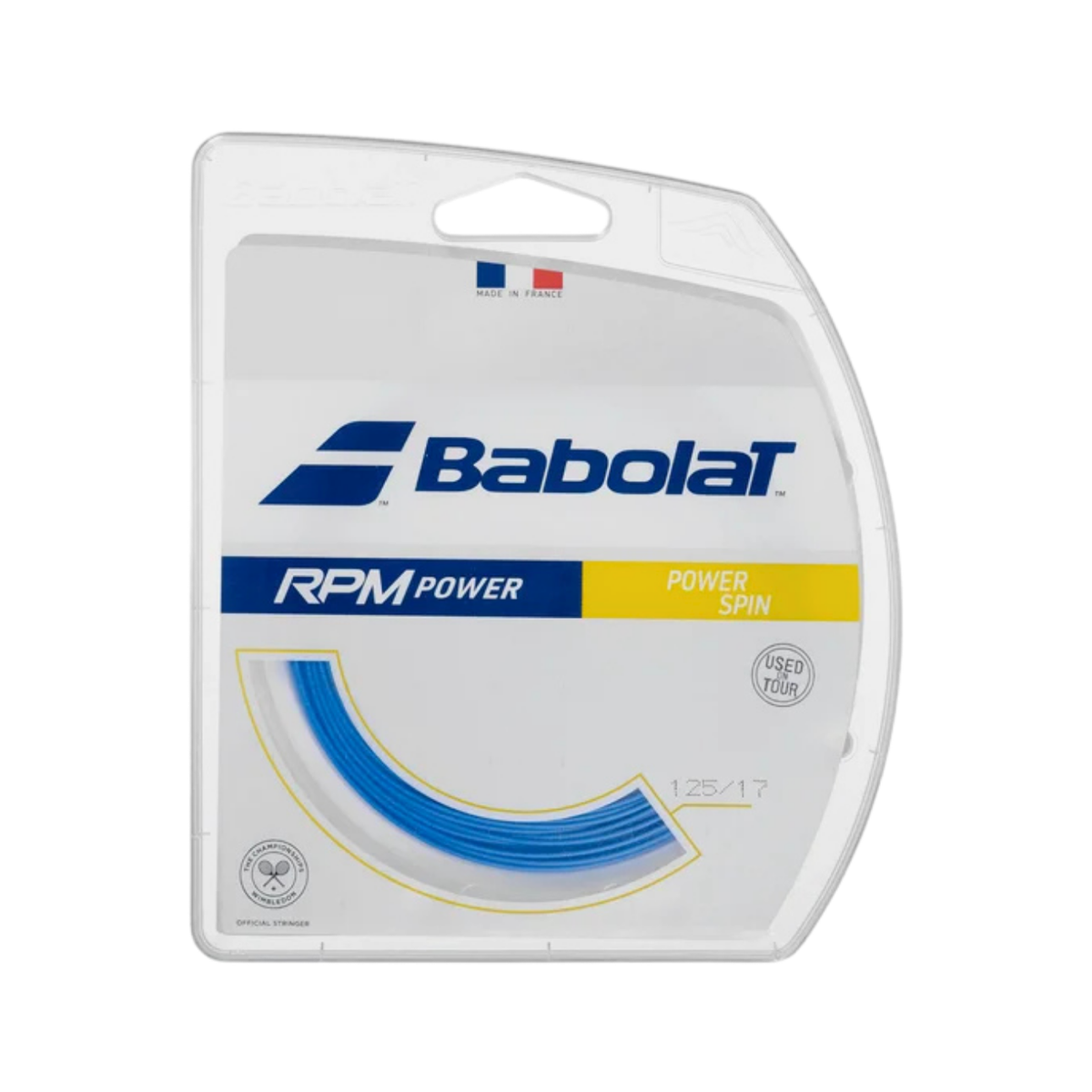 Babolat RPM Power 1.25mm Tennis String Set - Electric Blue Electric Blue 1.25mm 12m String (Packs) Babolat