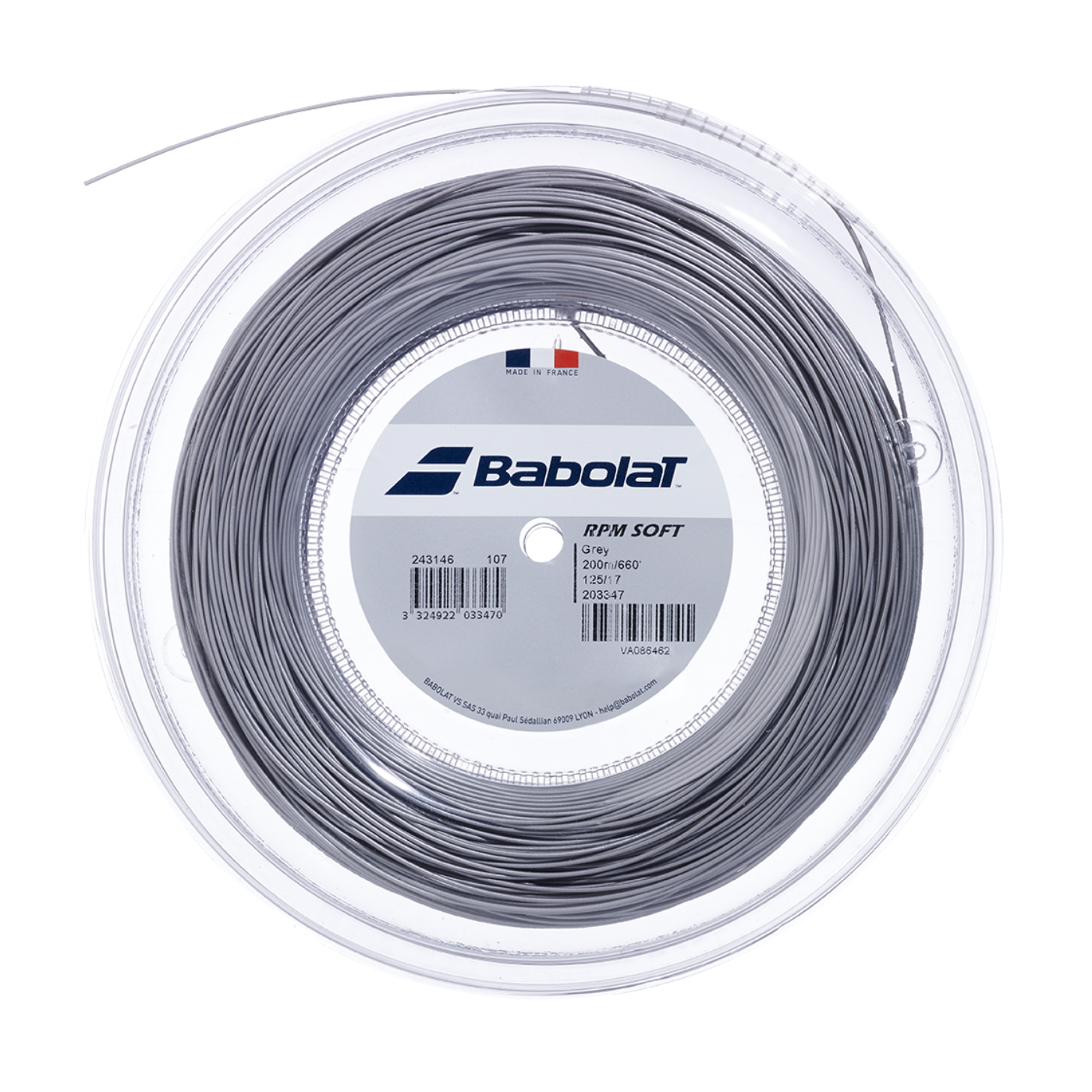 Babolat RPM Soft Tennis String Reel (200m) - Radie String (Reel) Babolat