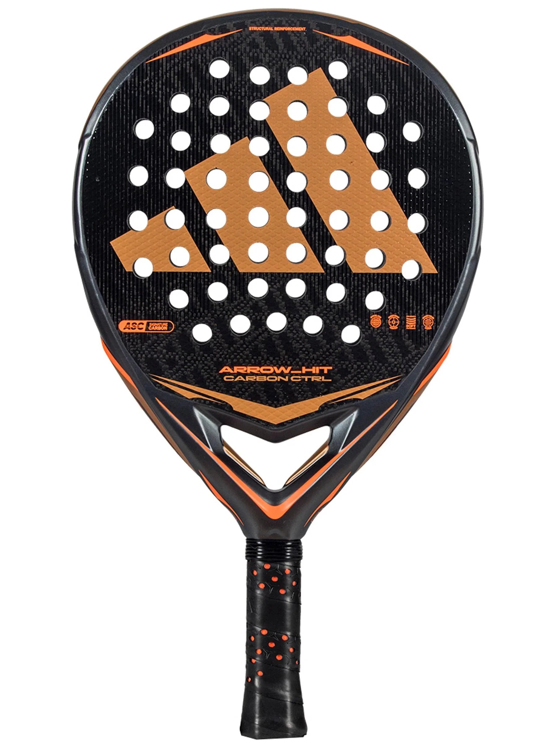Adidas Arrow Hit Carbon Ctrl 2026 Padel Racket - Anthracite/Orange Anthracite Orange One Size Padel Adidas