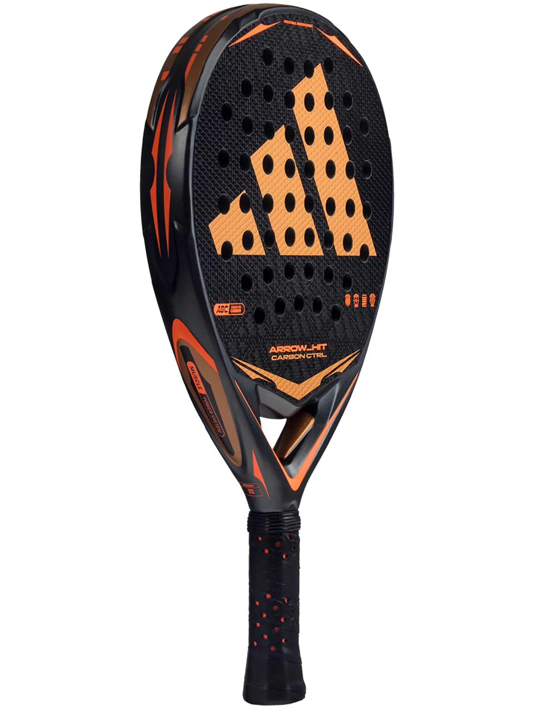Adidas Arrow Hit Carbon Ctrl 2026 Padel Racket - Anthracite/Orange Padel Adidas