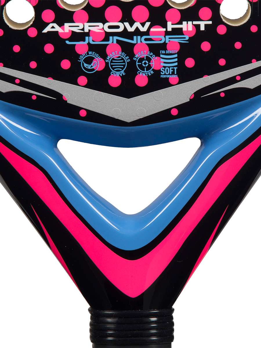 Adidas Arrow Hit Junior 2026 Padel Racket - White/Pink Padel Adidas