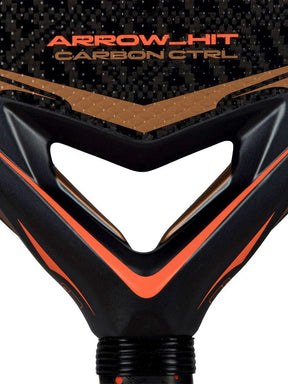 Adidas Arrow Hit Carbon Ctrl 2026 Padel Racket - Anthracite/Orange Padel Adidas