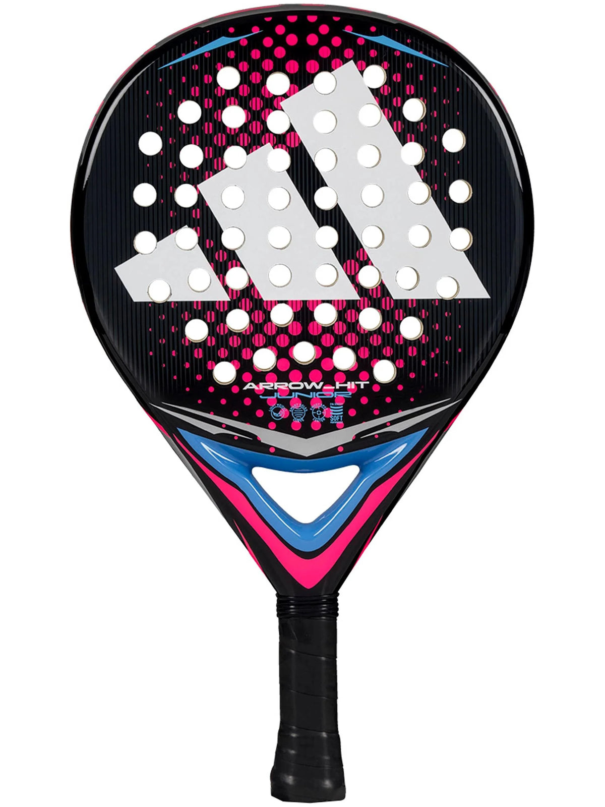 Adidas Arrow Hit Junior 2026 Padel Racket - White/Pink White Pink One Size Padel Adidas