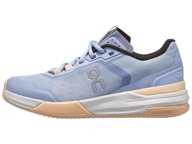 On The Roger Advantage Pro Clay Shoe Women - Chambray/Blonde
