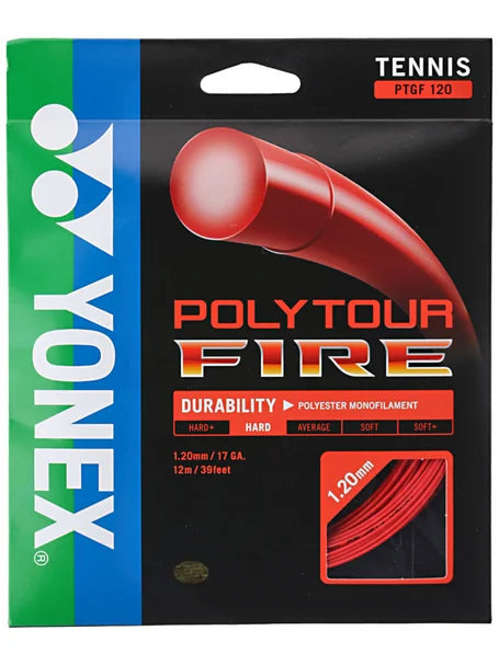Yonex Polytour Fire 17 1.20 毫米网球线