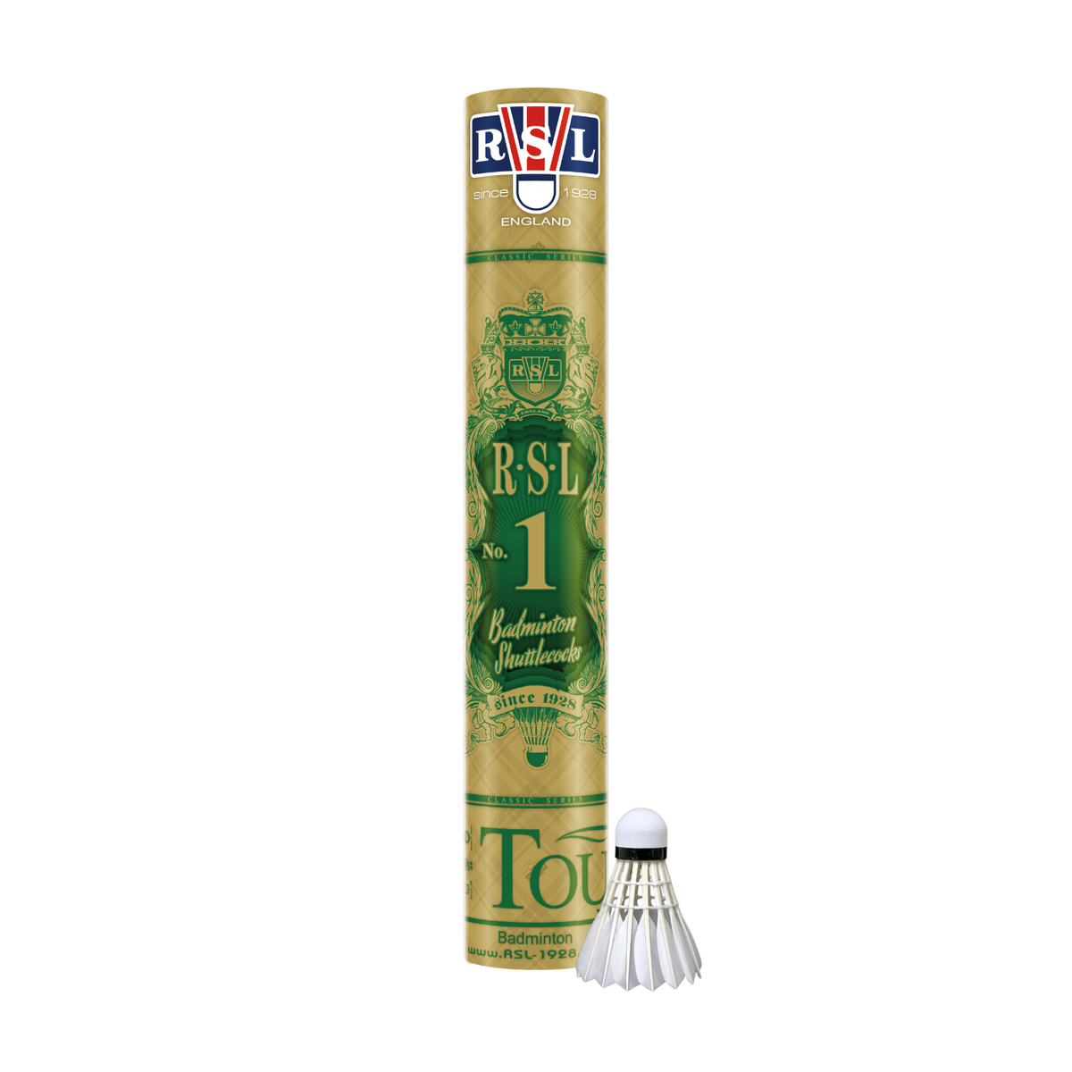 RSL Tourney No.1 Shuttlecock (BWF Certified) Feather Shuttle RSL