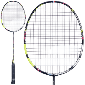 Babolat Satelite Power Badminton Racket Strung - Black/Yellow
