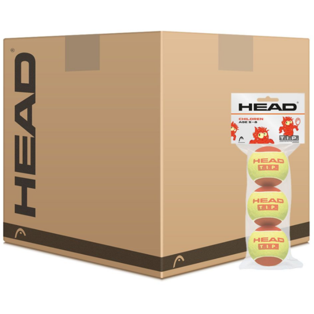 Head Tip Red Junior Stage 3 Tennis Balls  48 BALL 578113 1 POLYBAG