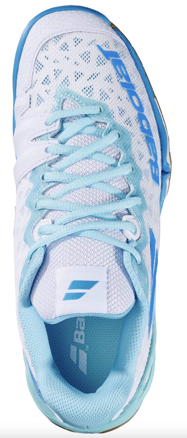 Babolat Shadow 4 Badminton Shoe Women - White/Blue