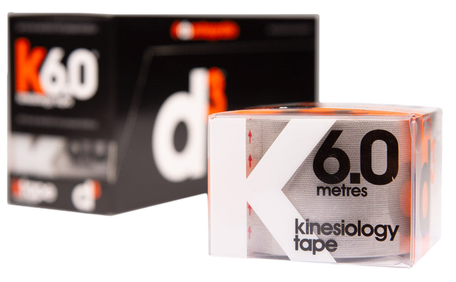 D3 K6.0 Kinesiology Tape (Silver) Training Aids D3
