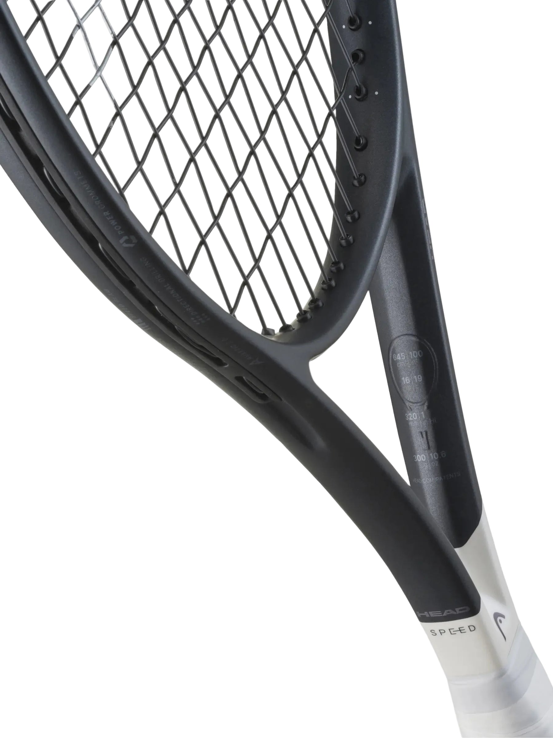 Demo Head Speed MP 2026 Tennis Racquet Strung - Black/White Demo Tennis Head