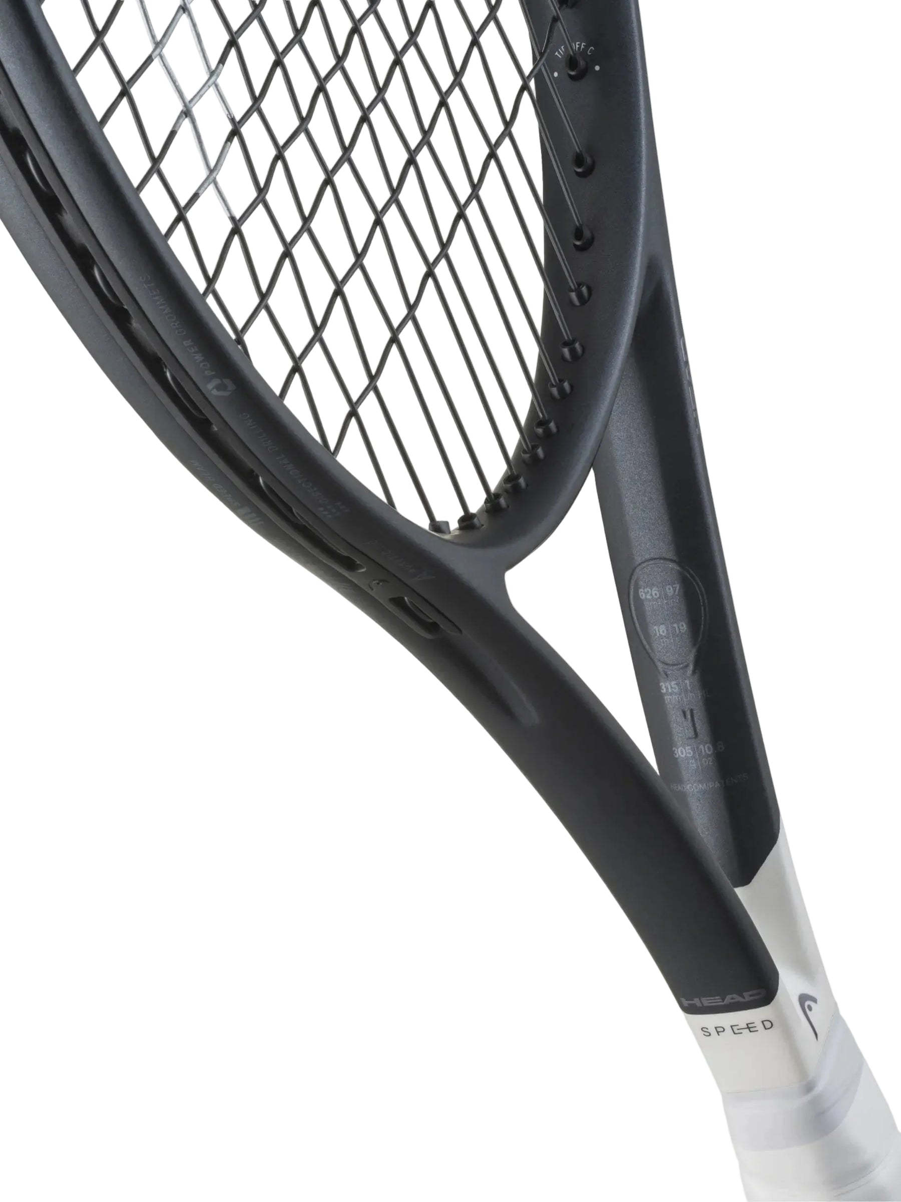 Demo Head Speed Tour 2026 Tennis Racquet Strung - Black/White Demo Tennis Head