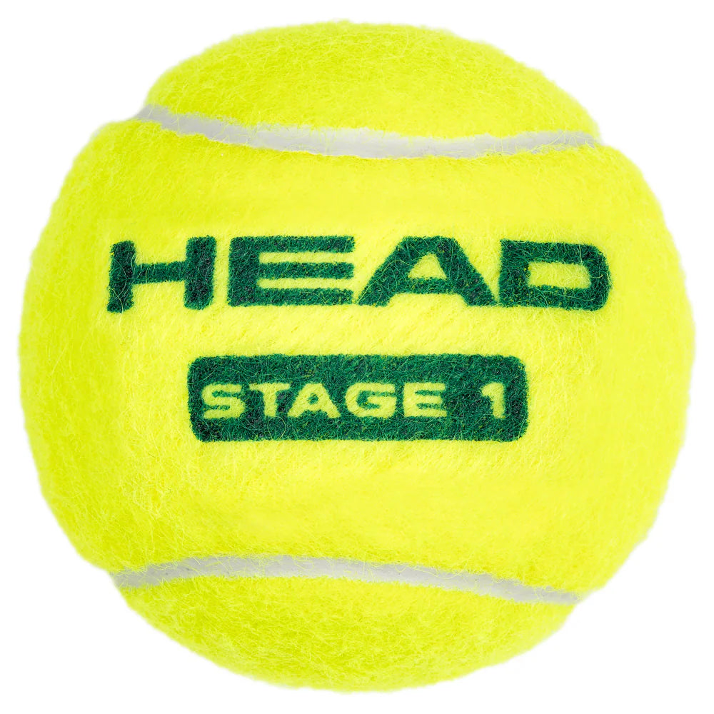 Head Stage 1 Green Tennis Balls 3 Pack - Green