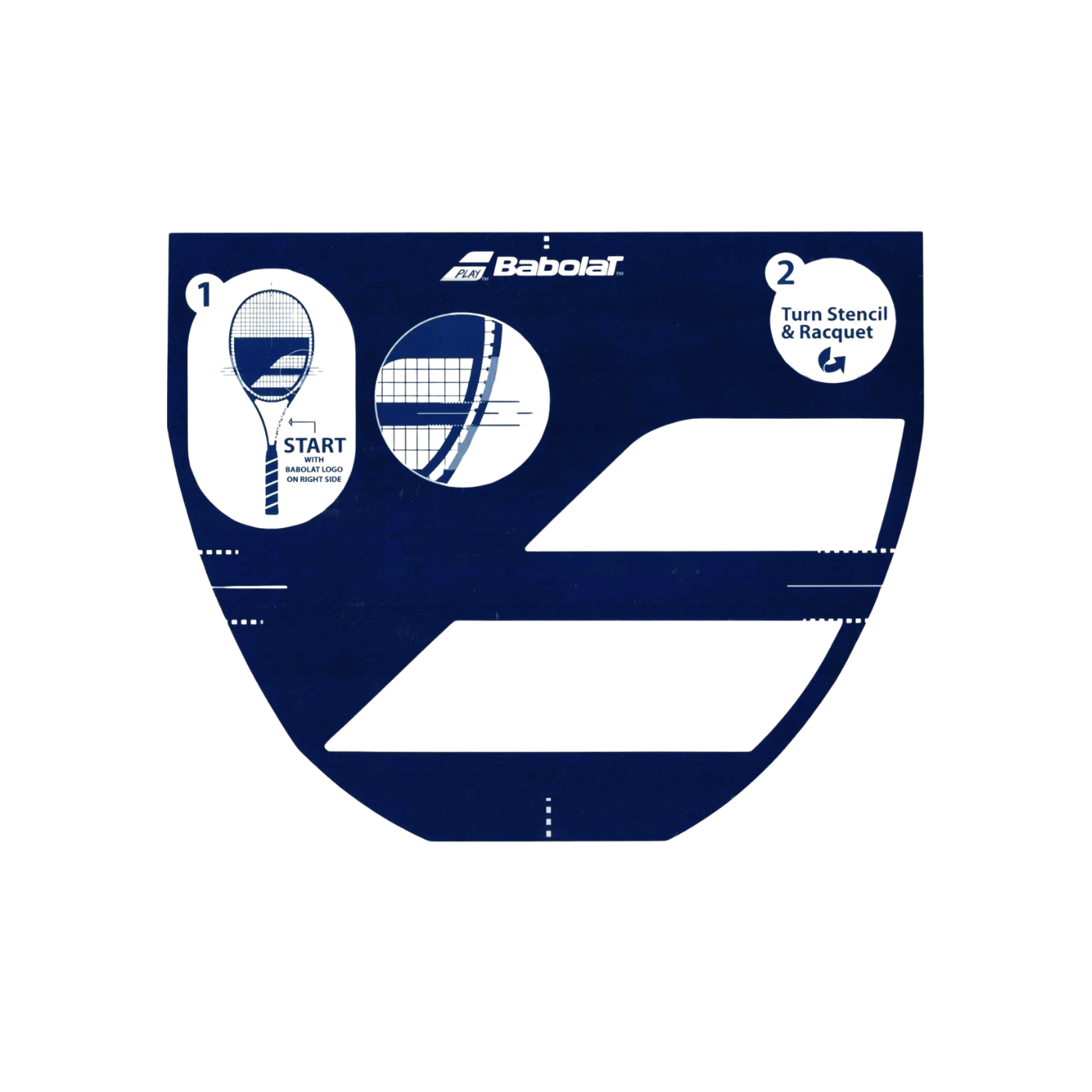 Babolat Stencil Card (Tennis) One Size Stencil Ink & Cards Babolat