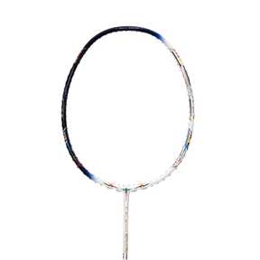 Hundred T-Fusion 500 Control 4U Badminton Racket - White/Navy