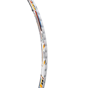 Hundred T-Fusion 500 Control 4U Badminton Racket - White/Navy