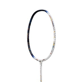 Hundred T-Fusion 500 Control 4U Badminton Racket - White/Navy
