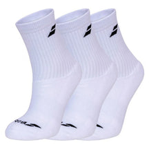 Babolat Long Socks 3 Pack Unisex - White