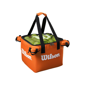 Wilson Teaching Cart Bag (Bag Only) - Orange One Size Orange Tennis Accessories Wilson