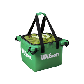 Wilson Teaching Cart Bag (Bag Only) - Orange One Size Green Tennis Accessories Wilson